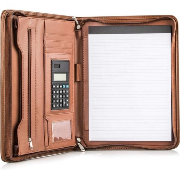 Premium Business Portfolio with Zipper –Padfolio - Superior Business Impressions - Picture 1 of 7